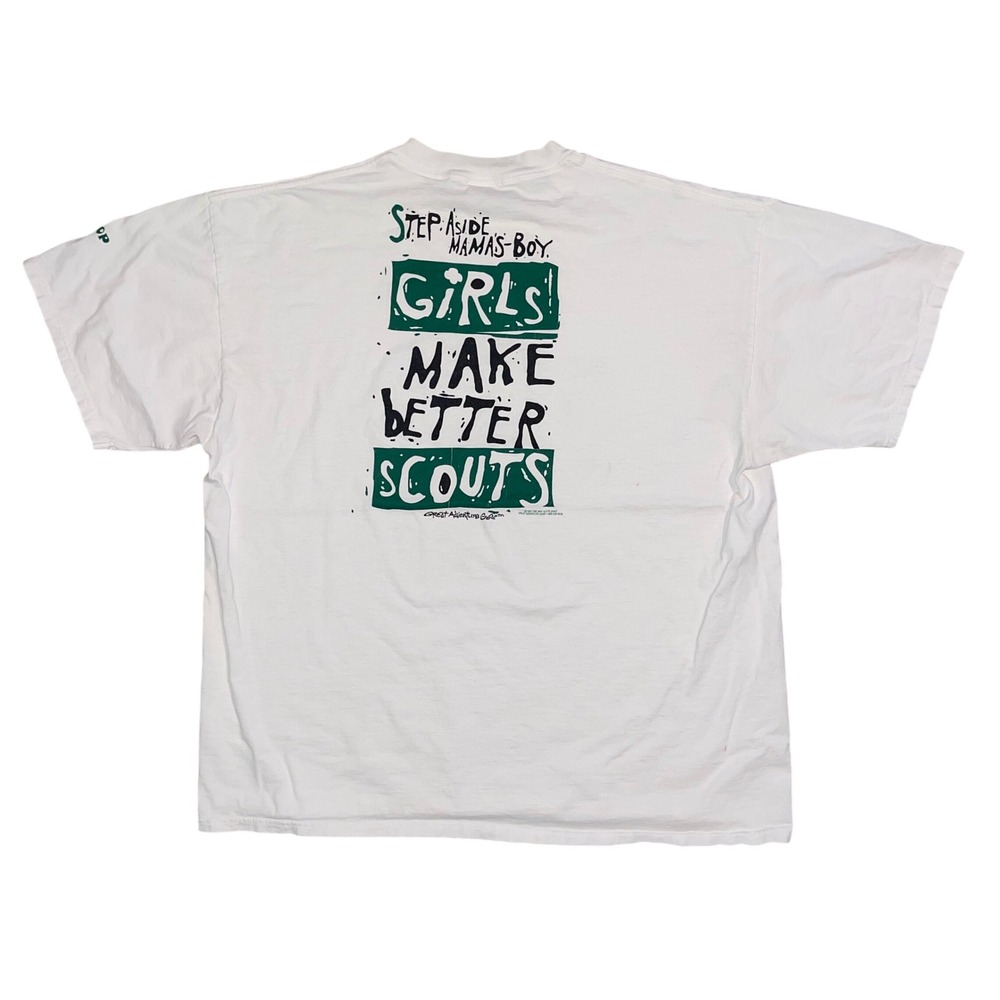 Vintage Delta Pro Weight One‎ Tough Cookie Girls Make Better Scouts T Shirt XXL
